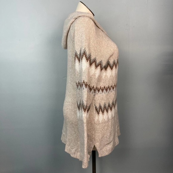 EVRI Pull Over V-Neck Hoodie Tunic Metallic Thread Lightweight Sweater Plus 0X - Picture 5 of 13